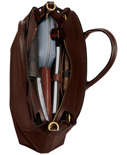 Medium Soft Leather Carryall Bag