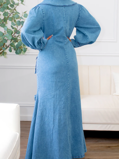 Denim Work Dress