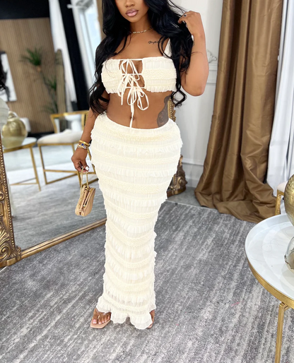 Elle skirt set