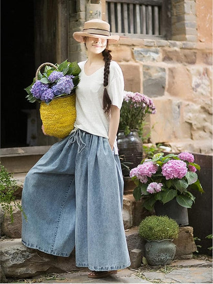 Wide Leg Baggy Jeans