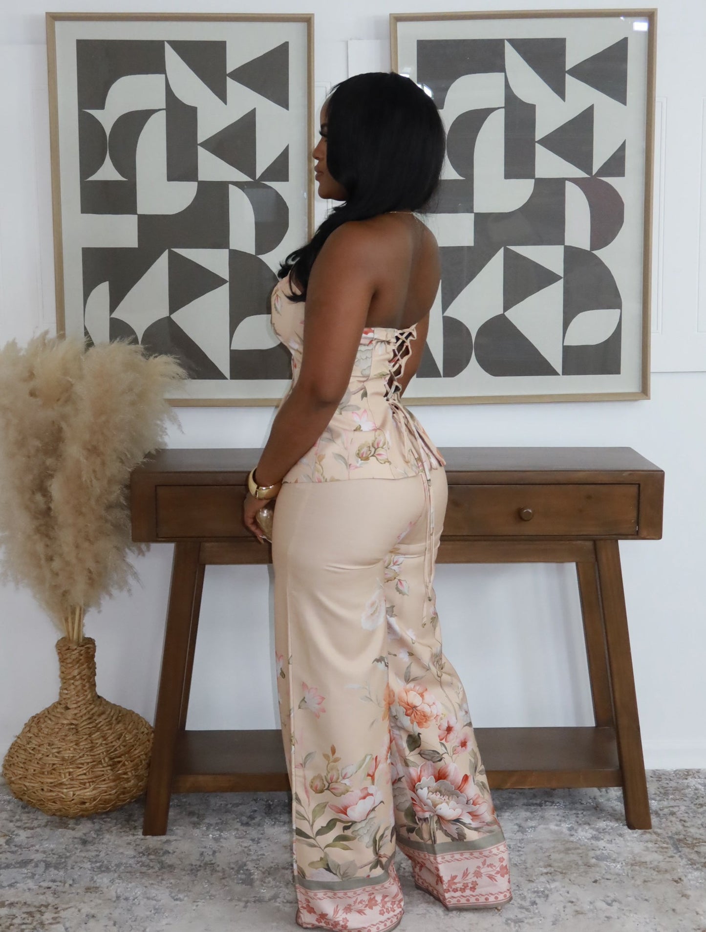 Tropical Flame Pants Set