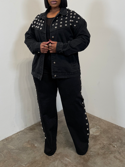 Denim Rivet Set