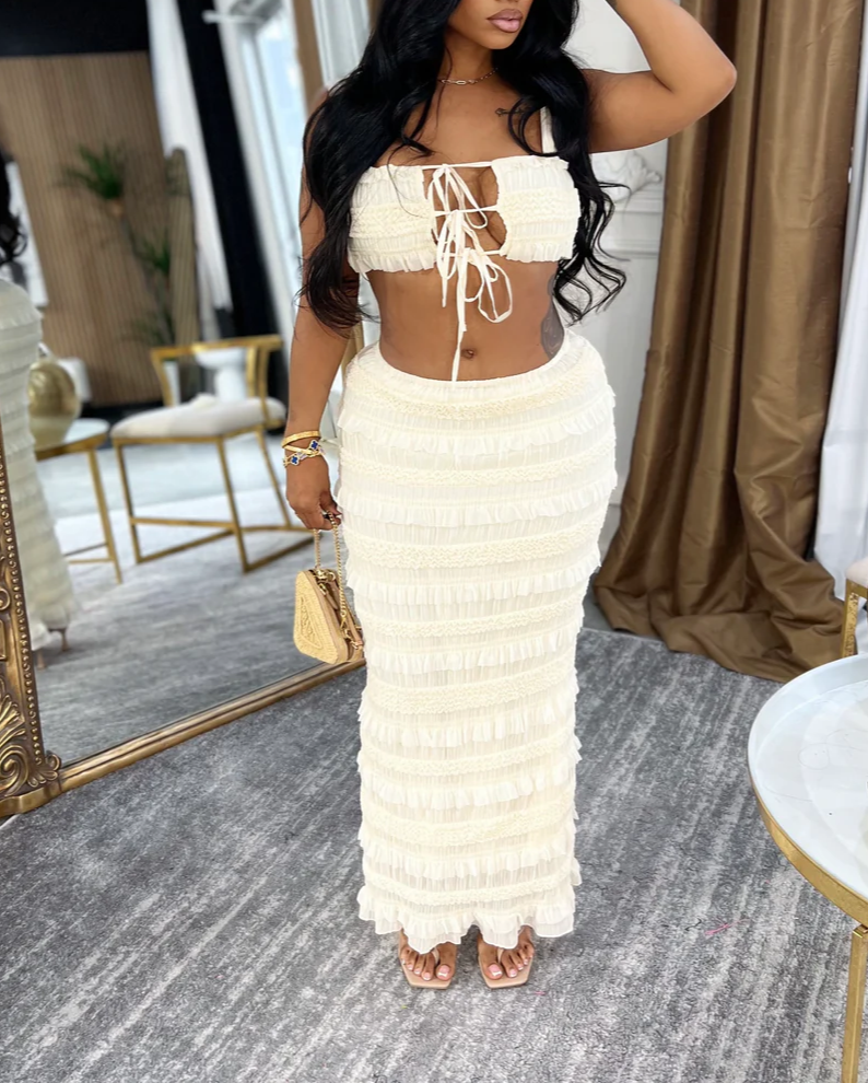 Elle skirt set