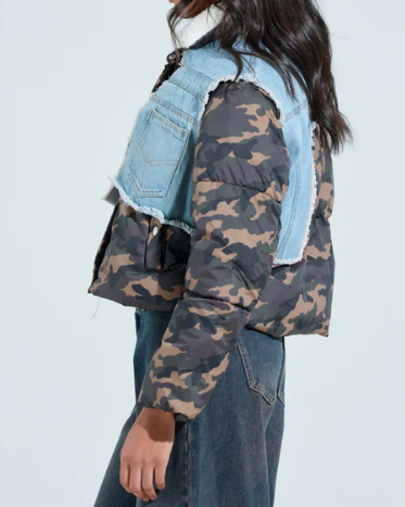 Fab Camo Denim Jacket