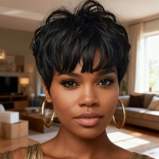 Chic Curly Short Wig