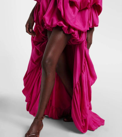 Asymmetrical Layered Gathered romper