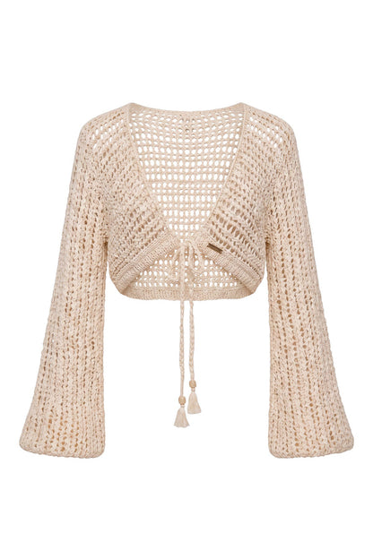 Ivory Deep Waters Crochet Top