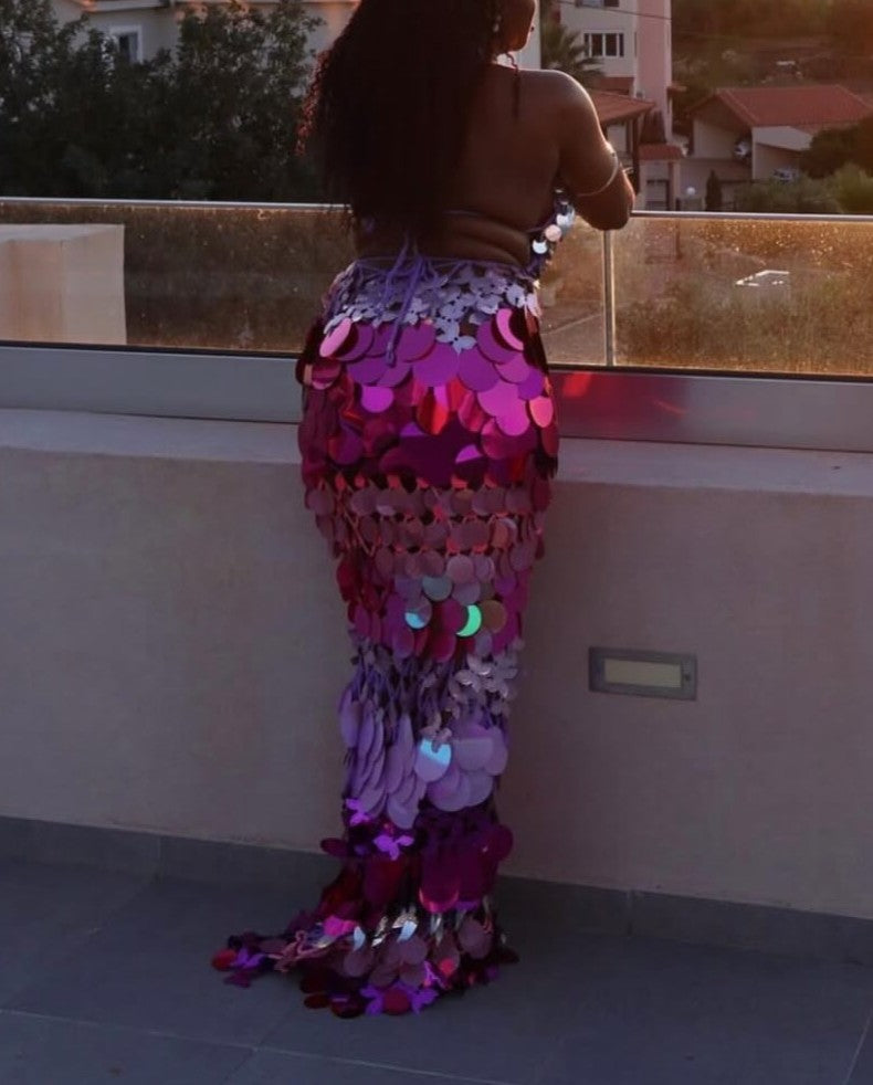 Stretch Sequined Sparkle Dress