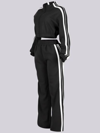 Striped Sports Suit