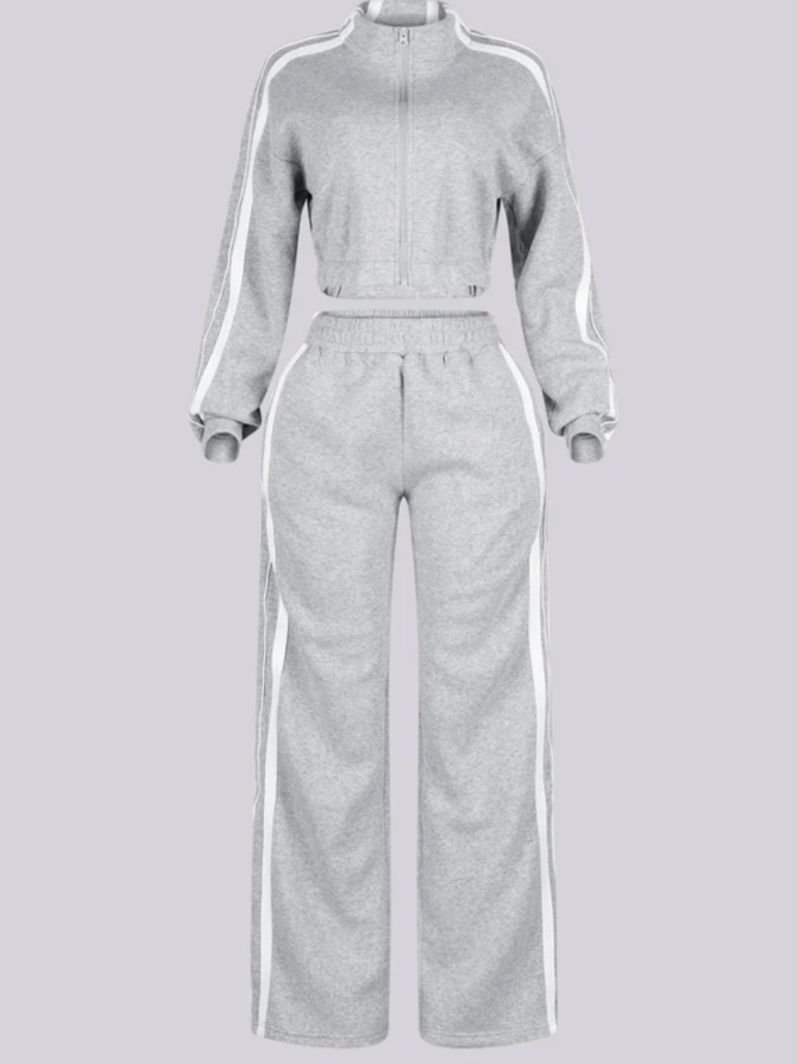 Striped Sports Suit